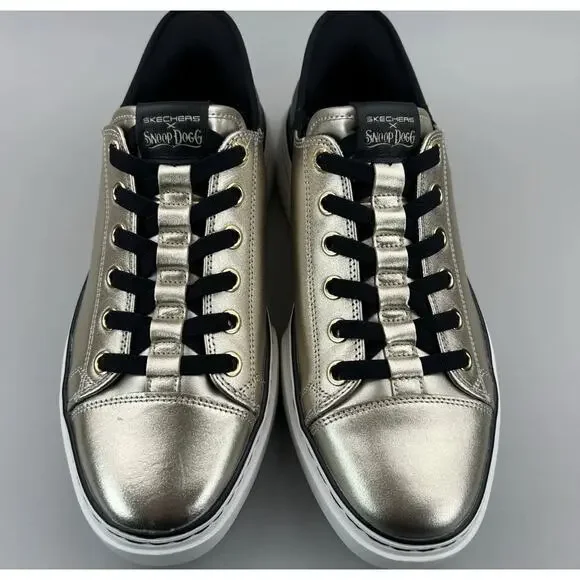 Skechers Snoop One Low Dogg Metallic Champagne Men Size 7.5 Slip On Shoes Skechers x Snoop Dogg Slip-ins Snoop One OG Sneaker - Men main image 2